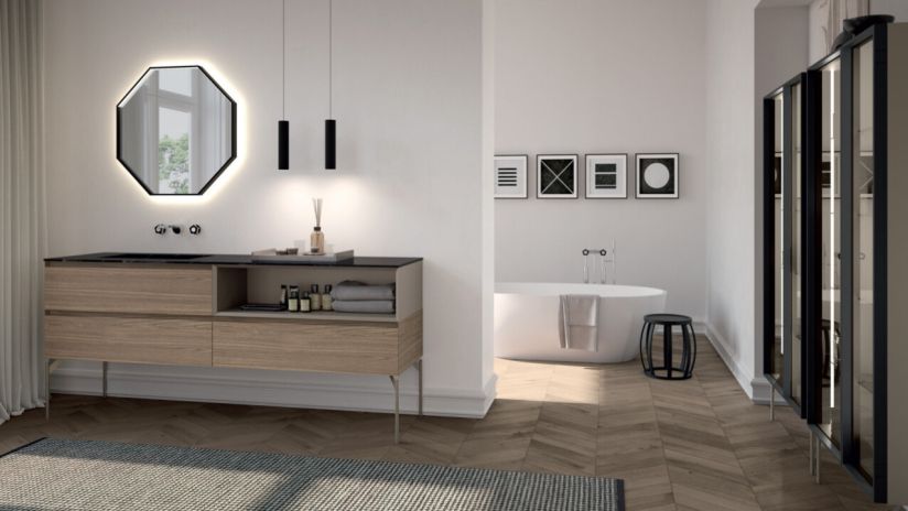 Mobili da Bagno con taglio a 45&deg; - foto 43